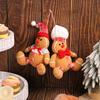 Gingerbread Christmas Decoration Xmas Tree Decoration Cute Christmas Figure Decor Gingerbread Doll for Tabletop Bedroom Shelf