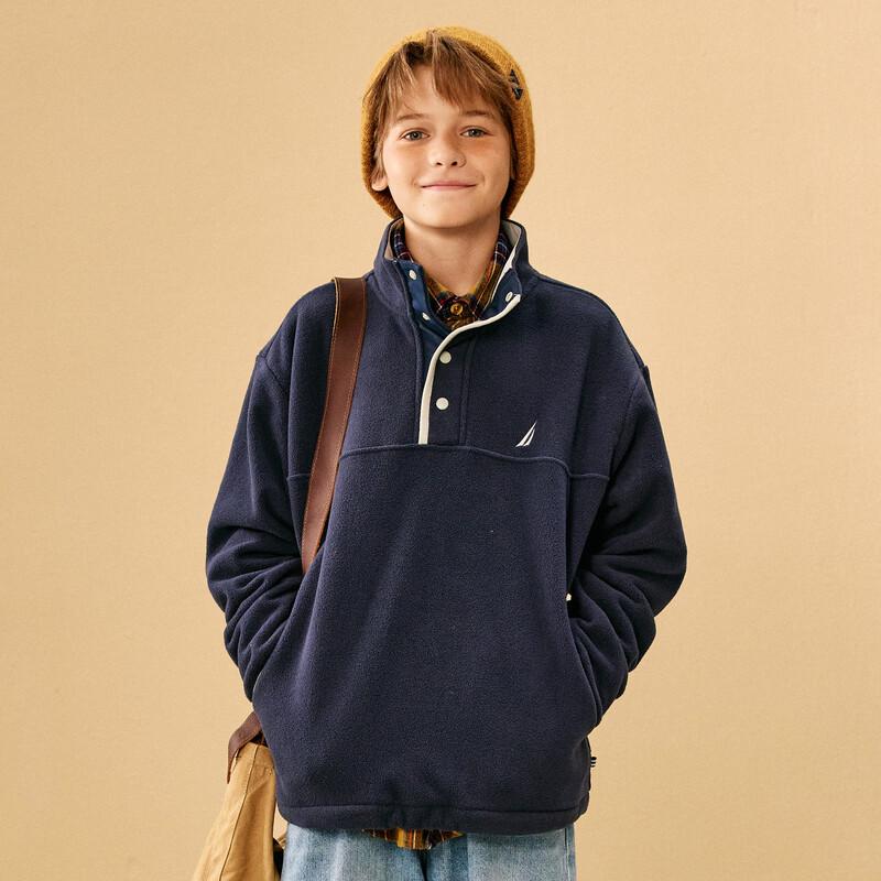 Nautica Kids' Fleece Pullover Sweatshirt