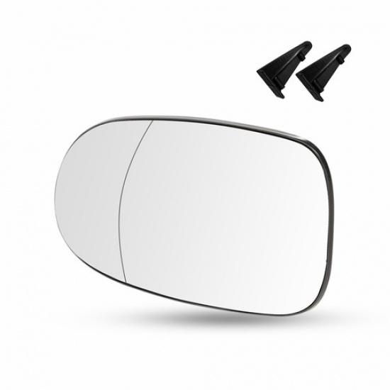 Driver Left Side View Mirror Glass Heated For 2003-05 Mercedes Benz CLK320 Base