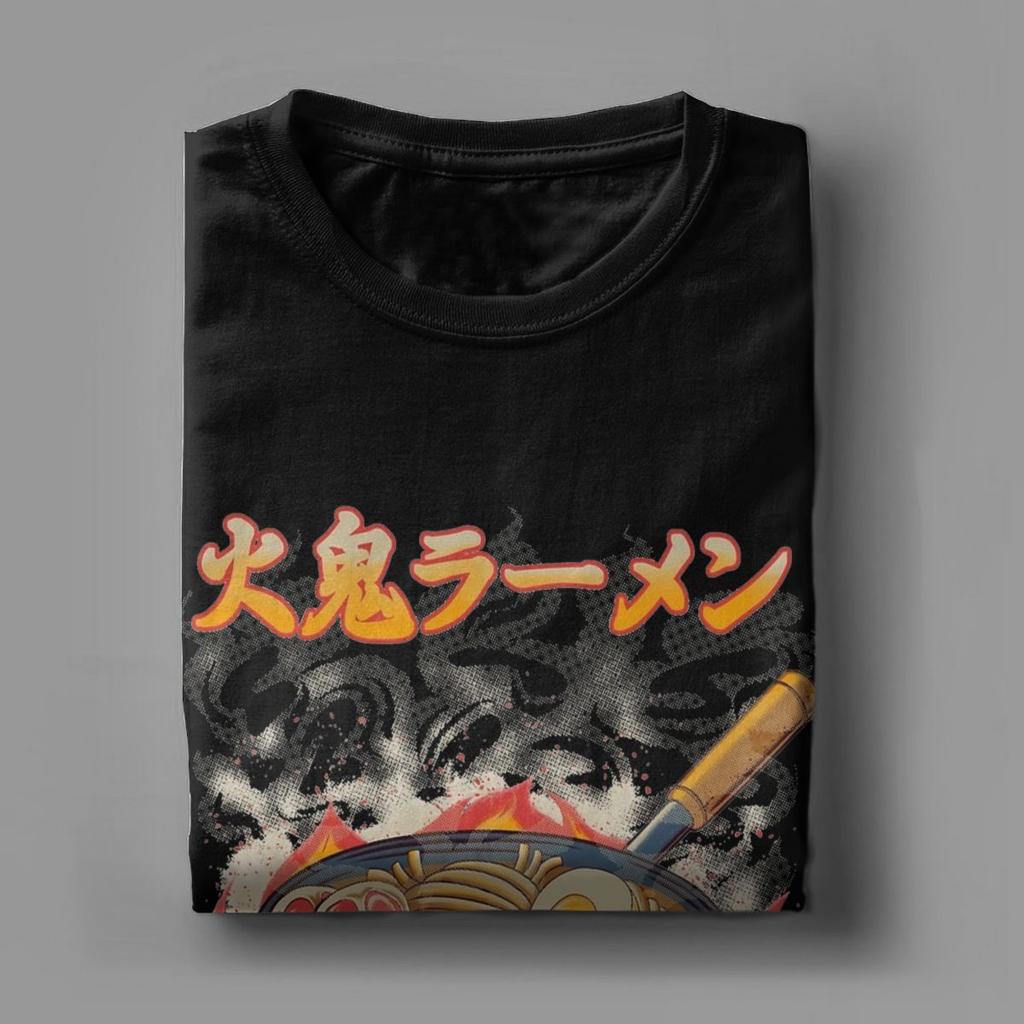 Мужские футболки Howled Ramen Movings Fire Demon Castles, 100% хлопок, винтажные футболки с круглым вырезом, новое поступление футболок