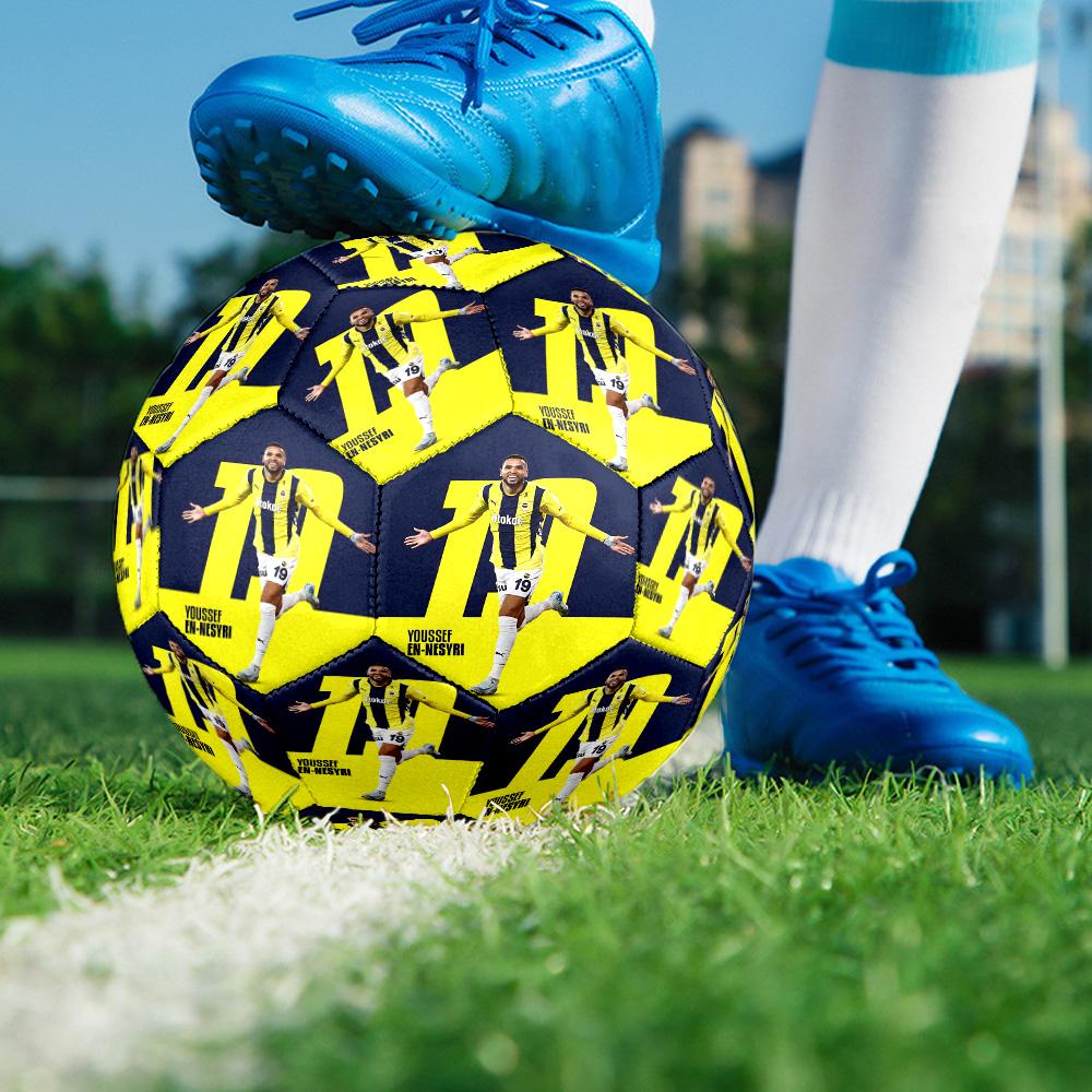 1pc Youssef Ennesyri Celebration Size 5 Football Soccer Balls, Competition Sport Football Indoor And Outdoor Training Ball. Q63014