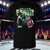 2026 Лето UFC Урия Фабер Боевой Графический Футболка Женская Спортивная Хлопок Короткий Рукав Свободная Повседневная Фитнес Рубашка Унисекс