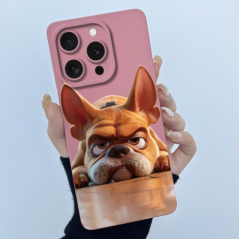 Cute Cartoon Cat Matte Shockproof Soft Silicone Phone Case For iPhone 16 Pro Max iPhone16 Plus 16Pro 16ProMax Bumper Cases Cover