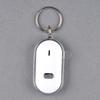 Keyring - HOMDOX - Whistle - Red LED - White Plastic