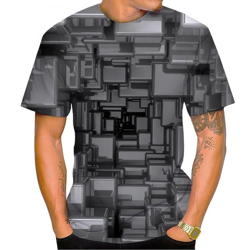 New Vertigo Fashion 3d Print Men Casual Hip-hop Cool T-shirt Vertigo Hypnotic Unisxe Funny Short-sleeve T-shirt Male/female Top