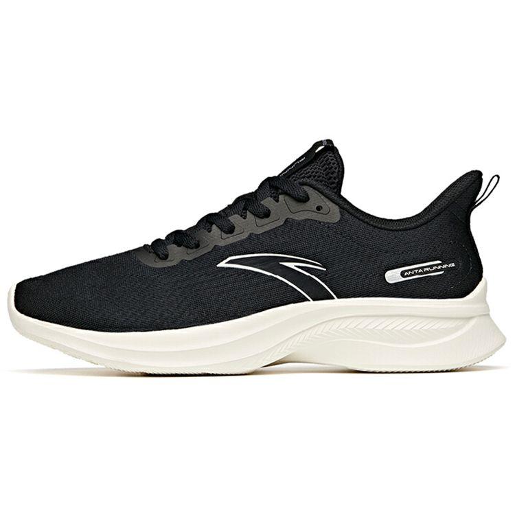 Anta Shock Absorbing Non-Slip Low-Top Running Shoes Men Sneakers Black White 112235570S-6