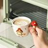 Vegetable Handle Cup Cute Ceramic Cup Creative Special Shape Cup Cup Household Coffee Cup Holding Cup High Value Water Cup
