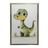 Uśmiechnięty Dinozaur Uśmiechnięty Dinozaur, 30X40 Cm, Rama Aluminiowa Czarna, Papier Matowy 230 Gsm