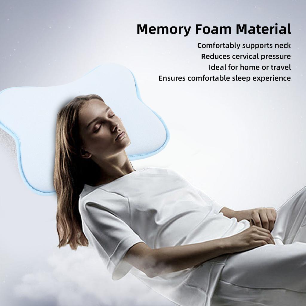 Подушка для младенцев с эффектом памяти, мягкая, с отверстием в центре, эргономичная, для сна младенцев