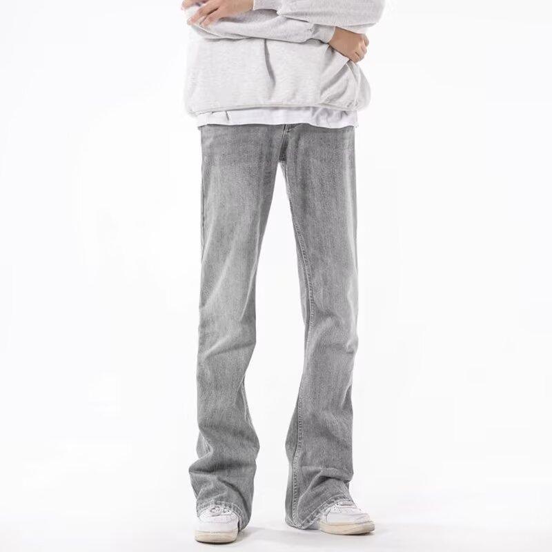 American Street Washed Vintage Jeans Men'S Spring And Autumn Straight Leg Loose Fitting European And American High Street Vibe Style Long Pants