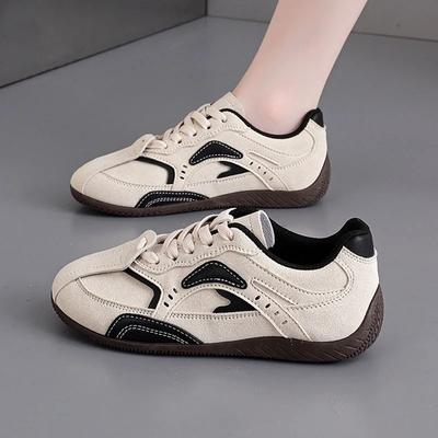 Осенние женские кроссовки, новые мягкие нескользящие повседневные туфли из искусственной замши, нубука, немецкие кроссовки для ходьбы, бега, спорта