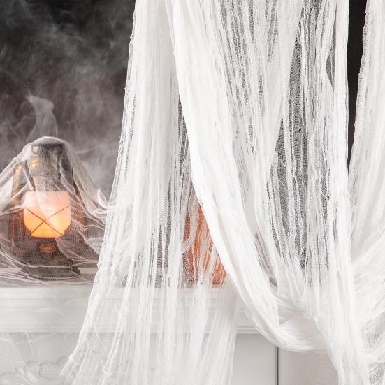 Horror Halloween Cloth Decoration Creepy Gauze Fabric Cloth Scary Haunted House Prop for Halloween Party Decor