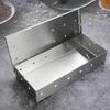 Stainless Steel Smoker Box BBQ Grill Smoking Box Wood Chip Container Meat Smoking Tool Outdoor Barbecue Accessory
