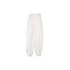 CNY Chinese New Year Series Logo Embroidered Breathable Knit Sports Pants Women Bottoms White 539595-65