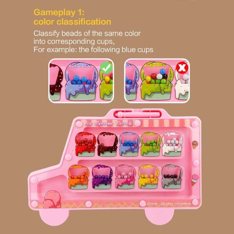 Интерактивная ходячая бусина-игрушка для дошкольников Магнитный лабиринт-головоломка Развивает координацию рук и глаз Навыки логического мышления