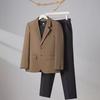 Men's Slim Fit Light Mature Jacket - High-End Casual Business Formal Suit, Plus Size, Groomsmen Style
