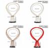 Floral Multi-Layer Beads Necklace Metal Chain Tassel Collarbone Chain Multi Layer Choker  Girls