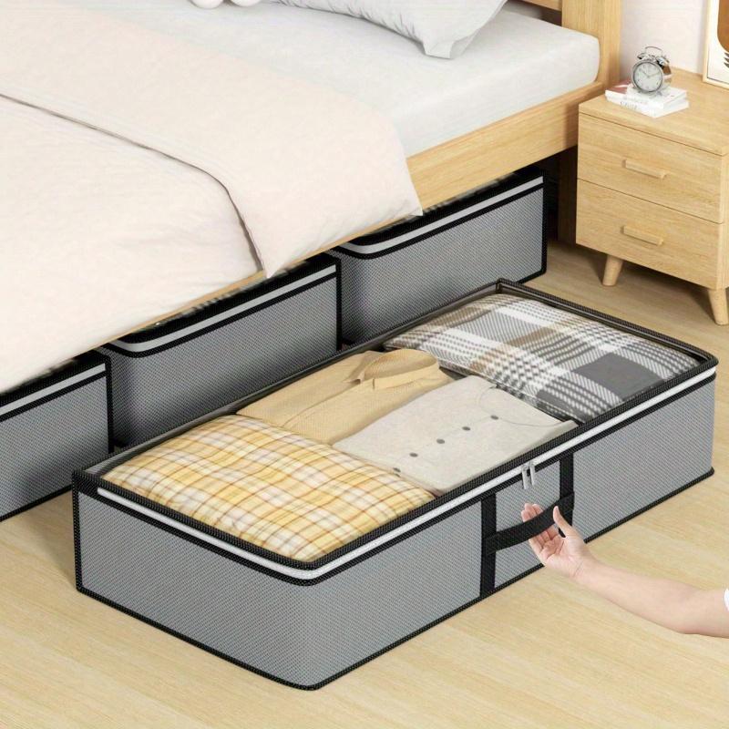 1 шт. Сумка для хранения под кроватью, Плоская сумка для хранения, Коробка для хранения в ящике, Сумка для отделки гардероба, Сумка для переезда, Сумка для хранения одежды и одеял с прозрачным верхом