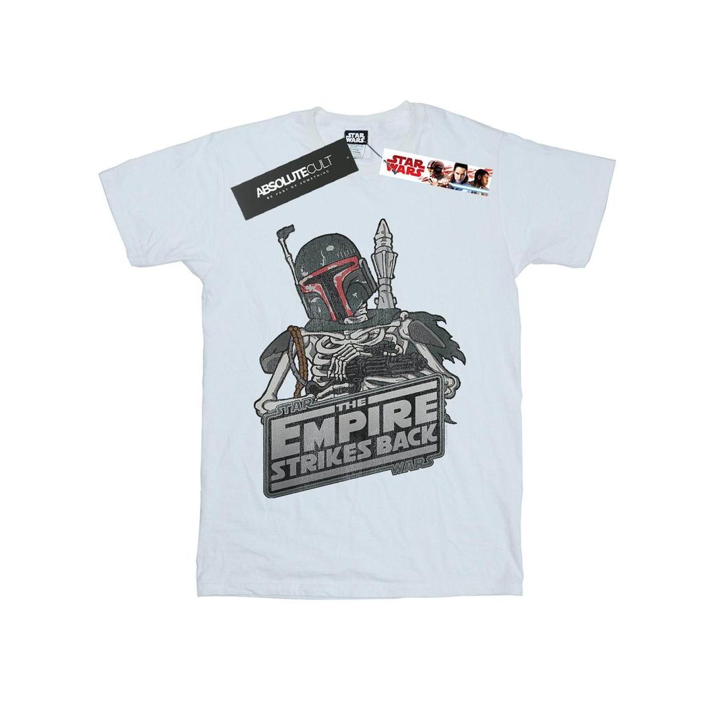 Star Wars Mens Boba Fett Skeleton T-Shirt