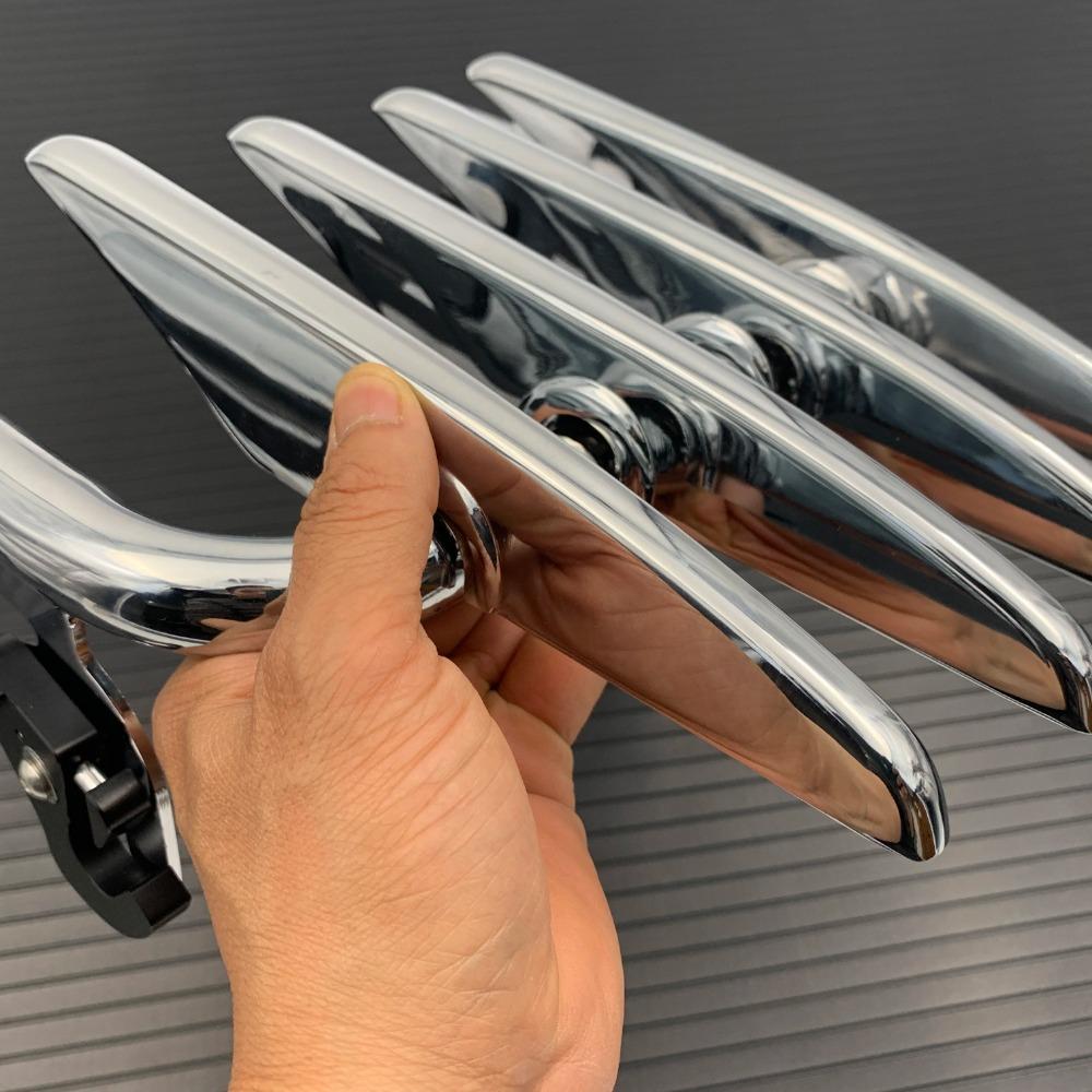 Багажная стойка Stealth Chrome подходит для Harley Touring Road King Street Glide 09-24