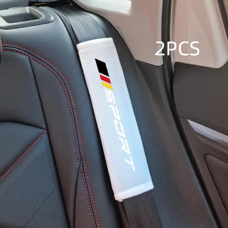 2Pcs Breathable Car Seat Belt Cushion Comfortable Non-Slip Shoulder Protector for Daily Commute Road Trip