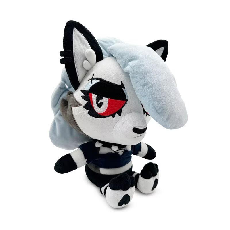 Hazbin Loona Wolf Plush Dolls Birthday Movie Animal Wolf El Loona Stuffed Toys Holiday Gift 25Cm Dolls Party Home Collect