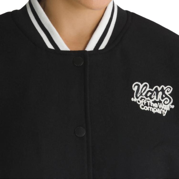 Vans Варсити куртка с вышитым логотипом Черная VN000GJRBLK