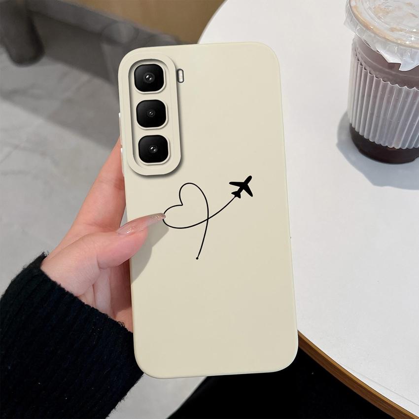 Для Infinix Hot 60 50 Pro Plus 40Pro 30 Play 70 60i 50i 40i 30i Чехол для телефона Сладкий Кролик Торт Новое Улучшение Мягкий Гладкий Силикон Легкий Прочный Корпус