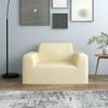 VidaXL Stretch Sofa Cover Cream Polyester Jersey 332944