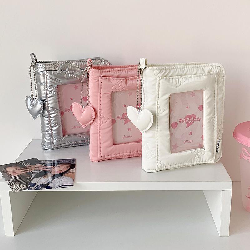 Binder Photocard Holder Kpop Photo Albums for Photocard Binder Cards Collect Book 10pcs Inner Pages Photocard Case