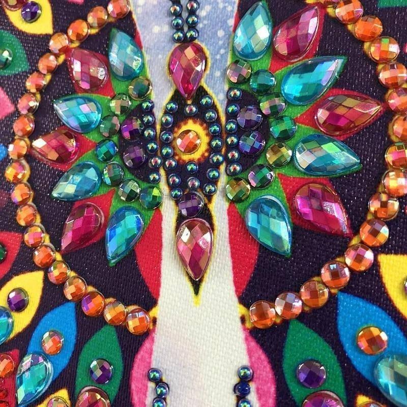 Haft diamentowy baśniowy motyl 47x47 cm