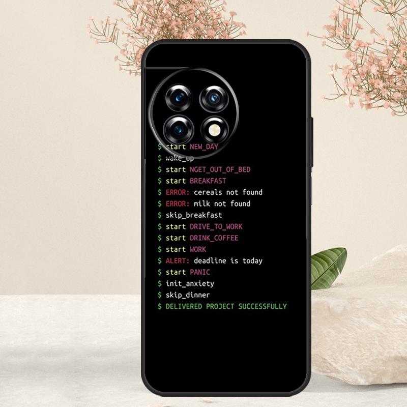 Чехол с языками программирования для OnePlus 15 13 12 11 13T 13R 12R 15R 10T 8T 10 Pro Nord 5 CE 4 3 2 Lite N20 N30