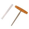 Guitar Pin Hole Reamer Handheld End Peg Hole Reamer Reaming Cutting Tool with Solid Wood T Handle