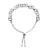 S925 Sterling Silver Jewelry Rolo Link Chain Italian Sliding Bolo Bracelet for Women Teen