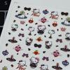 Hello Kitty 3D Nail & Sticker Set - Cute Cartoon Designs for Water Bottles and Cameras