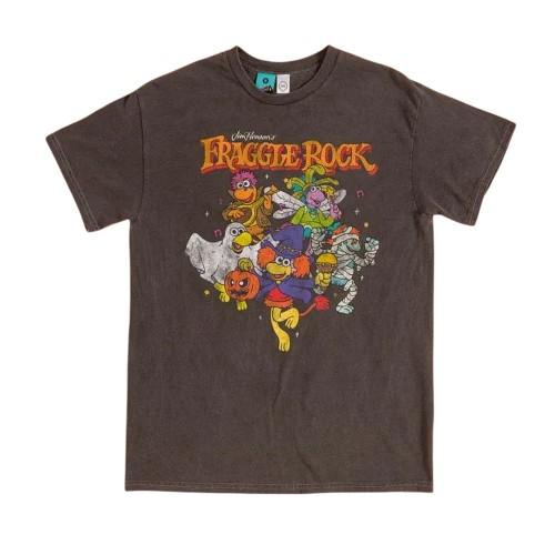 Fraggle Rock Unisex Adult Spooky Fancy Dress Vintage Wash T-Shirt