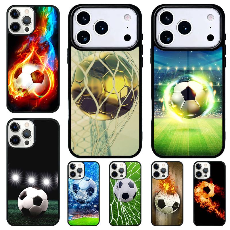 Чехол для телефона с футбольным мячом Football Futbol, ударопрочный, для iPhone 17 Air 16e 15 11 12 14 13 Pro Max, Cover Coque