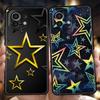 Модный цветной чехол-накладка со звездами для Xiaomi Poco F6 F5 F4 F3 X6 X5 X4 X3 NFC M5 M4 M3 C51 C50 C55 GT 5G Мягкий ТПУ Capas Сумка