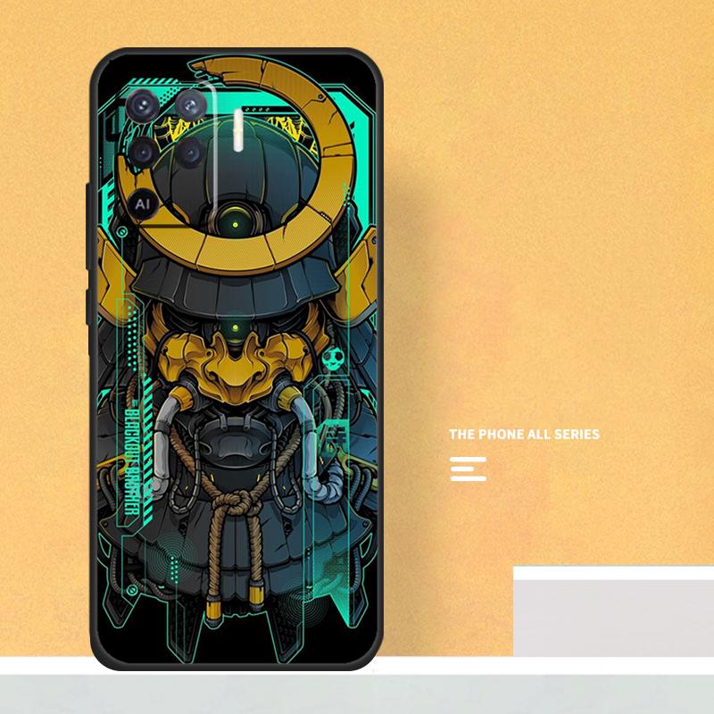 Hannya Demon Oni Case For Oppo A40 A60 A80 A78 A98 A58 A38 A18 A54 A74 A94 A96 A76 A16 A15 A17 A57 A5 A6 Pro