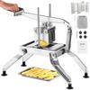VEVOR Commercial Vegetable Slicer, 1/4 and 1/2 inch Tomato Slicer, Stainless Steel and Aluminum Alloy Vegetable Cutter Slicer