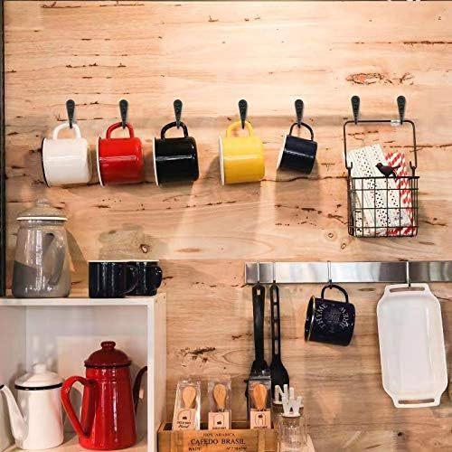 30/1 комплект крючков из сплава с винтами, настенные вешалки для полотенец, сумок, крючок для крышки, держатели для кухонной ванной комнаты, полки для хранения