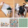 Cartoon Magic Cloth Portable Camera Lens Wrapping Cloth Organizing Makeup Bag