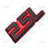 Car Metal 2.0L2.2L2.3L2.4L2.5L2.8L modified label sticker emblem