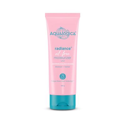 Aqualogica Увлажняющий крем Radiance+ без масел, 100 г, 1 шт. Для увлажненной, сияющей кожи, легкая, нелипкая формула