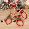 Shiny Christmas Hat Hair Hoop Elk Legs Deer Antler Hairband Christmas Headband  Family Matching