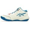 Asics Баскетбольные кроссовки UNPRE ARS 3 Унисекс Размер 750 Морской Размер 3E 1063A106, Взрослый, (Слоновая кость/Темно-бирюзовый), 27.5 см,