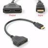 HDMI совместимый сплиттерный кабель видеопереключатель адаптер выходной концентратор X Box PS3 4 DVD HDTV ПК ноутбук телевизор HD 1080p 1 вход 2