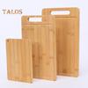 Разделочная доска из бамбука, утолщенная двухсторонняя разделочная доска для мяса и овощей, кухонная разделочная панель с вертикальным хранением, защита от плесени и фруктов