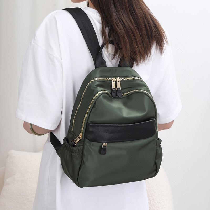 Рюкзак женский модный оксфорд ткань с кожей женский дорожный холщовый легкий рюкзак