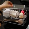 Прозрачный хлопковый диск и коробка для хранения косметики с крышкой